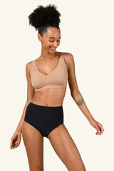 Daytime Seamless High Waist Hipster 3er Pack (schwarz-nude-leo)