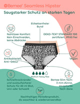 Special Edition 3-Farbig: Daytime Seamless Hipster 3er Pack (schwarz-nude-leo)